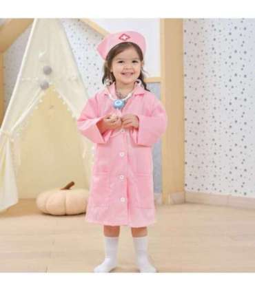 VIGA Strój Mundurek i Kapelusz Małej Pielęgniarki