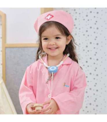 VIGA Strój Mundurek i Kapelusz Małej Pielęgniarki