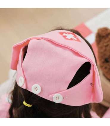 VIGA Strój Mundurek i Kapelusz Małej Pielęgniarki