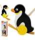 Viga Toys Drewniany Pchacz Pingwin