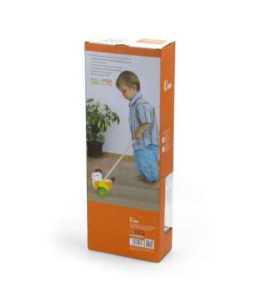 VIGA Drewniany Pchacz Edukacyjny Kurka