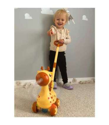 WOOPIE Pchacz Żyrafka 2w1 Maszyna do Robienia Baniek Mydlanych dla Dzieci