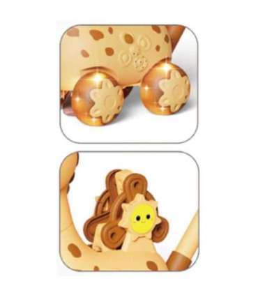 WOOPIE Pchacz Żyrafka 2w1 Maszyna do Robienia Baniek Mydlanych dla Dzieci