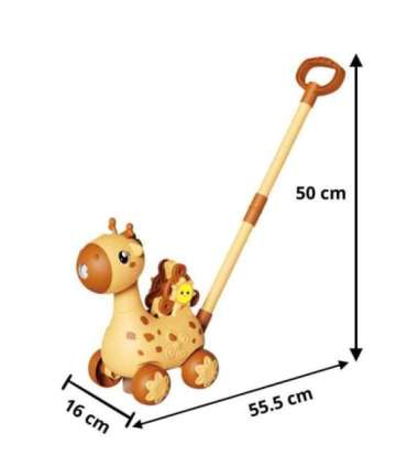 WOOPIE Pchacz Żyrafka 2w1 Maszyna do Robienia Baniek Mydlanych dla Dzieci