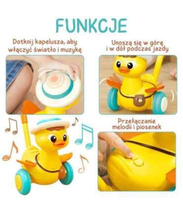 WOOPIE Pchacz na Kijku Kaczuszka Efekty Dźwiękowe i Świetlne