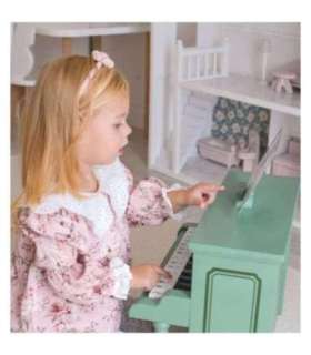 CLASSIC WORLD Pianinko Vintage + Książeczka do Nauki