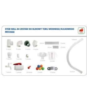 MASTERKIDZ torude süsteem tahvlile STEM, 84 osa, veega kuulirada