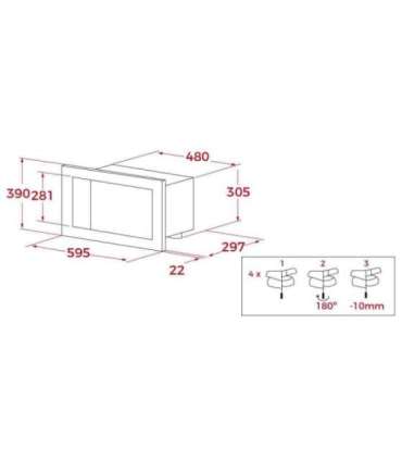 Integreeritav mikrolaineahi Teka ML 8200 BI FBK