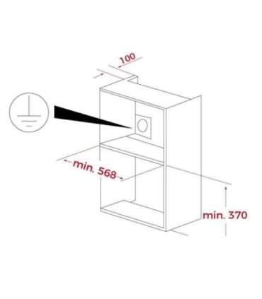 Built in microwave oven Teka Van Gogh