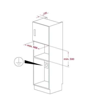 Built in microwave oven Teka Van Gogh