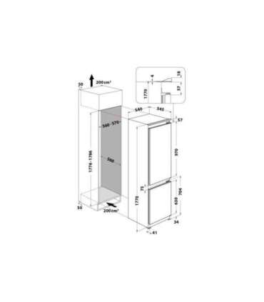 Built-in fridge Whirlpool
