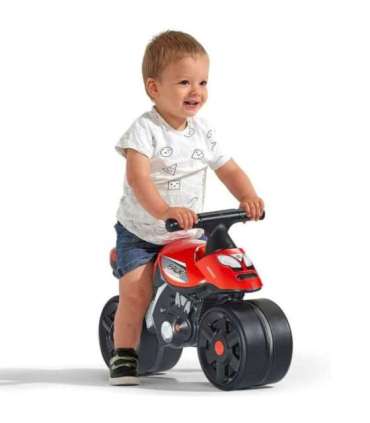 FALK Jeździk Racing Czerwony Szerokie Koła 1+