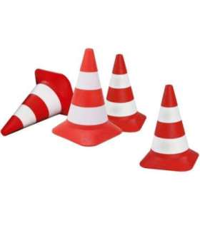 BIG Pachołki drogowe Zestaw 4 pachołków