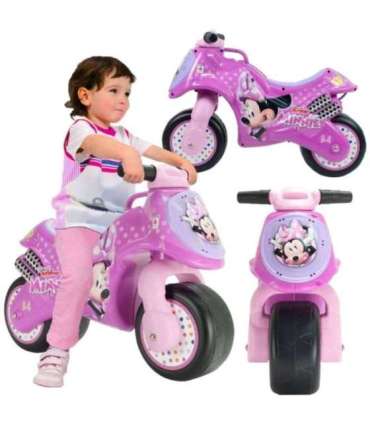 INJUSA Myszka Minnie Jeździk Motor Rowerek Biegowy