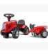 FALK Traktorek Baby Mac Cormick Czerwony z Przyczepką + akc. od 1 roku