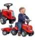 FALK Traktorek Baby Mac Cormick Czerwony z Przyczepką + akc. od 1 roku