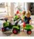 FALK Traktorek Baby Claas Zielony z Przyczepką + akc. od 1 roku