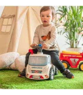 FALK Jeździk Samochód Ambulans z Klaksonem od 1 roku