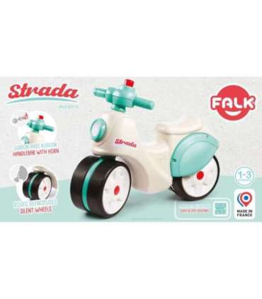 FALK  Jeździk Scooter Strada Retro Ciche Opony od 1 Roku