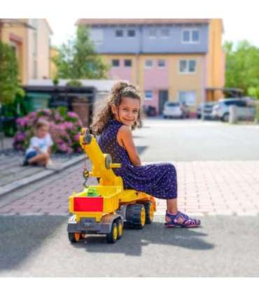 BIG Przyczepka Do Jeździków Power Worker Maxi Ruchoma Platforma