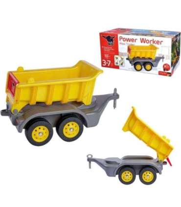 BIG Przyczepka Do Jeździków Power Worker Maxi Ruchoma Platforma