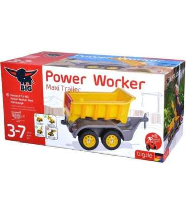 BIG Przyczepka Do Jeździków Power Worker Maxi Ruchoma Platforma