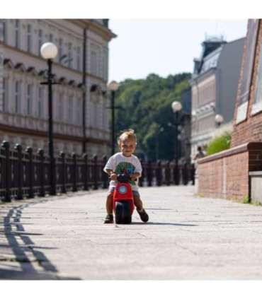 FALK  Jeździk Scooter Strada Scooter Czerwony Ciche Opony od 1 Roku