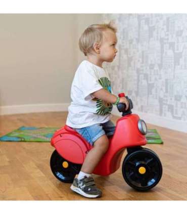 FALK  Jeździk Scooter Strada Scooter Czerwony Ciche Opony od 1 Roku