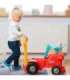 FALK Maurice Traktorek Jeździk Czerwony Pchacz Odpychacz Schowek od 1 roku