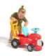 FALK Maurice Traktorek Jeździk Czerwony Pchacz Odpychacz Schowek od 1 roku