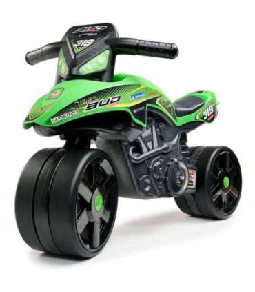 FALK Jeździk Racing Zielony Motorek Szerokie Koła od 1 roku