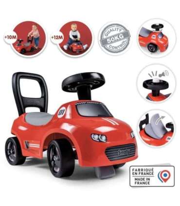 Smoby Czerwony Jeździk z klaksonem Ride-On