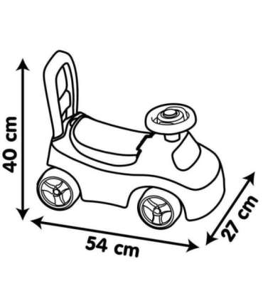 Smoby Czerwony Jeździk z klaksonem Ride-On