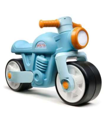 FALK Jeździk Biegowy Ciche Koła Motor Prem1er Retro Niebieski 1+