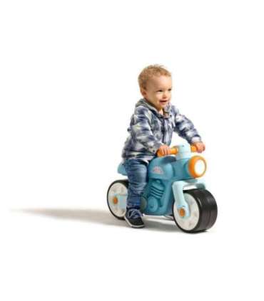 FALK Jeździk Biegowy Ciche Koła Motor Prem1er Retro Niebieski 1+