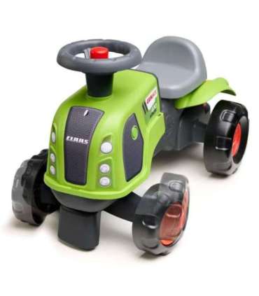 FALK Jeździk Claas 470 Arion Zielony z Przyczepką  + Zestaw do piasku