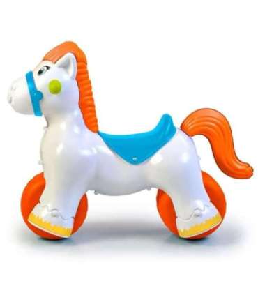 FEBER Interaktywny Bujany Konik 2w1 – Jeździk Biegowy