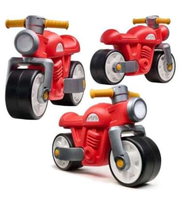 FALK Jeździk Biegowy Ciche Koła Motor Prem1er Retro Czerwony 1+