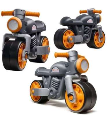 FALK  Jeździk Biegowy Ciche Koła Motor Prem1er Retro Czarny 12m+