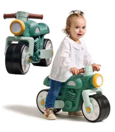 FALK Jeździk Biegowy Ciche Koła Motor Prem1er Retro Zielony 12+