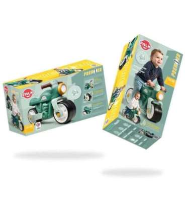 FALK Jeździk Biegowy Ciche Koła Motor Prem1er Retro Zielony 12+