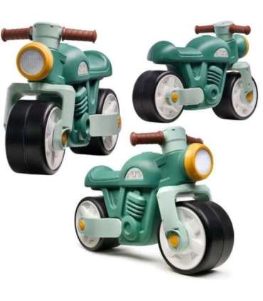 FALK Jeździk Biegowy Ciche Koła Motor Prem1er Retro Zielony 12+