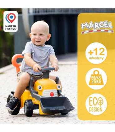 FALK Chodzik Jeździk Koparka Marcel 2w1