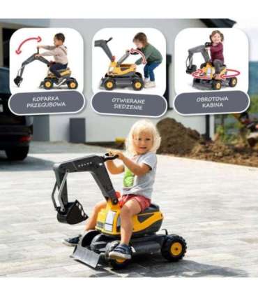 FALK Koparka Przegubowa Volvo Obrotowa Kabina Łopata Pług