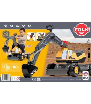 FALK Koparka Przegubowa Volvo Obrotowa Kabina Łopata Pług