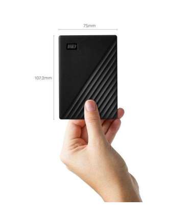 Western Digital WDBYVG0020BBK WD My Passport, 2TB, portable HDD, Black