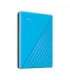 Western Digital WDBPKJ0040BBL-WESN My Passport External HDD, 4TB, USB 3.2 Gen 1, Blue