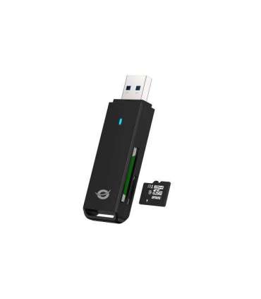 Conceptronic BIAN02B BIAN SD Card Reader USB 3.0, (Micro-)SD, USB 3.2 Gen 1 Type-A, Black