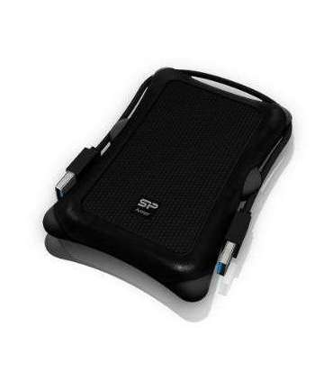 Silicon Power SP020TBPHDA30S3A Armor A30 portable HDD, 2TB, USB3.2 gen 1, Anti-shock, Black, MIL-STD
