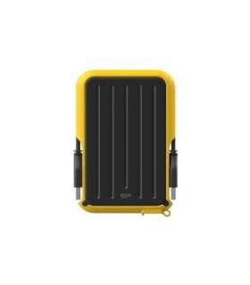 Silicon Power SP050TBPHD66LS3Y Armor A66 portable HDD, 5 TB, USB 3.2 Gen 1, Black, Yellow